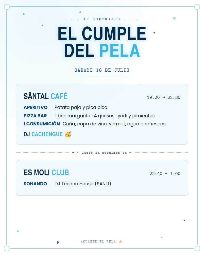 El CUMPLE DEL PELA