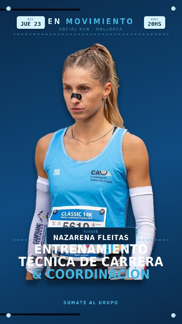Técnica de Carrera y Coordinación con Nazarena Fleitas