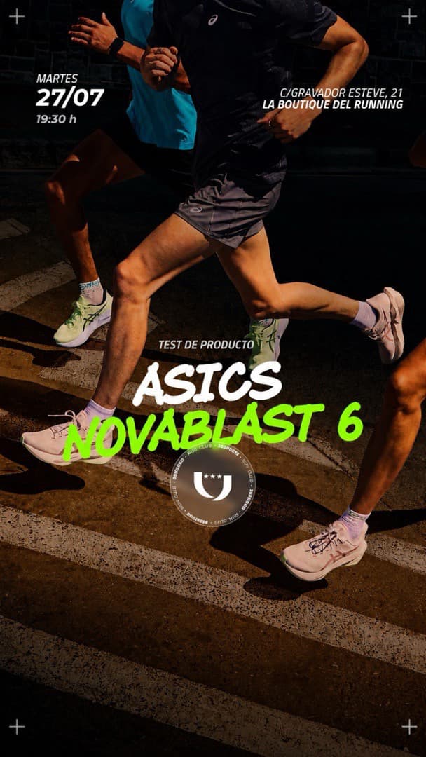 Test ASICS Novablast 6 | Social Run 365Rider