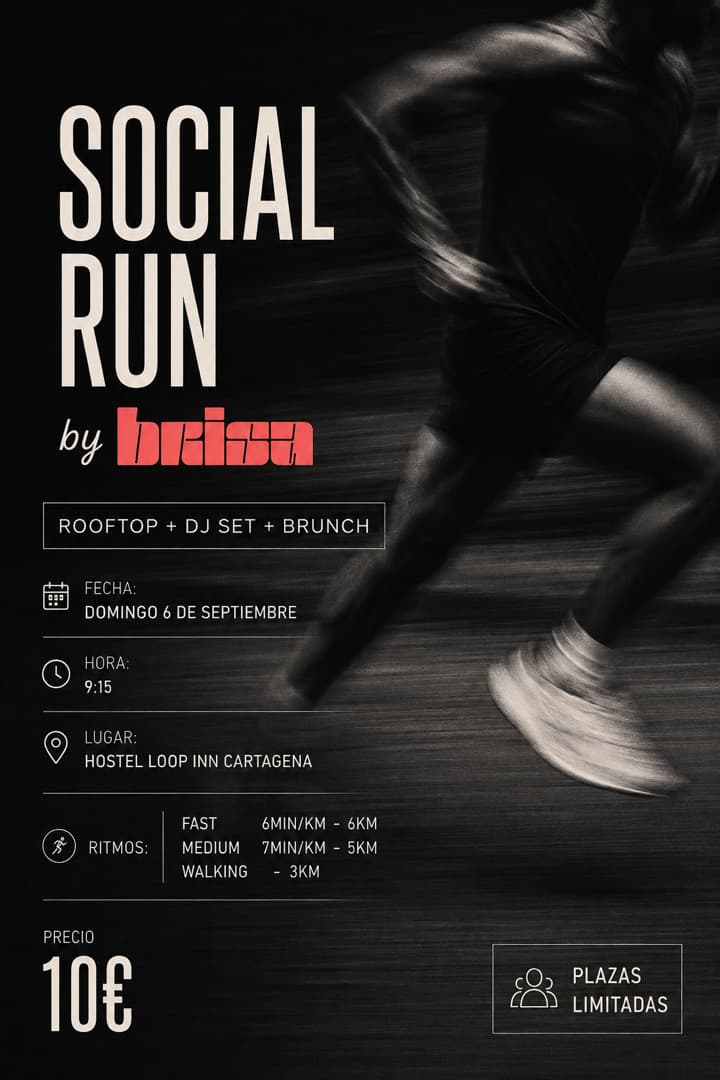 Social Run Rooftop + brunch + Dj Set
