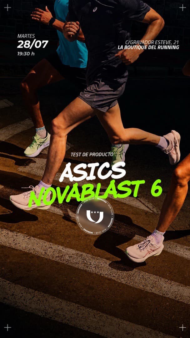 Test ASICS Novablast 6 | Social Run 365Rider