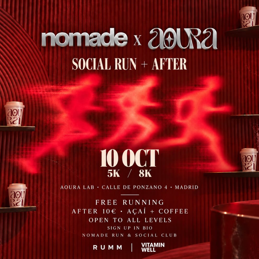 NOMADE Social Run x AOURA after